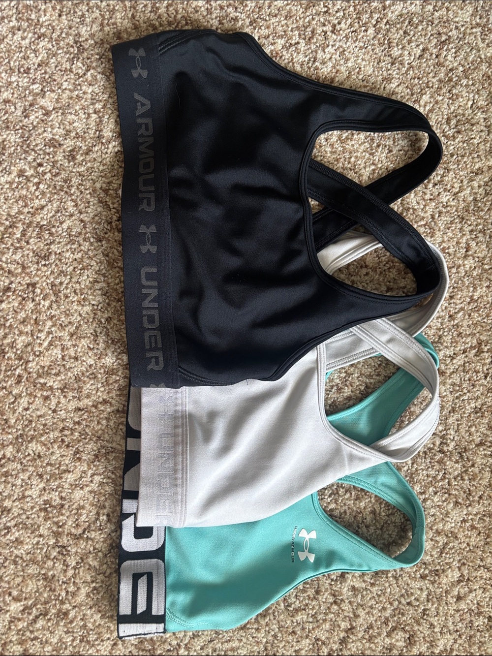 Under Armor Compression Sports Bras Size S